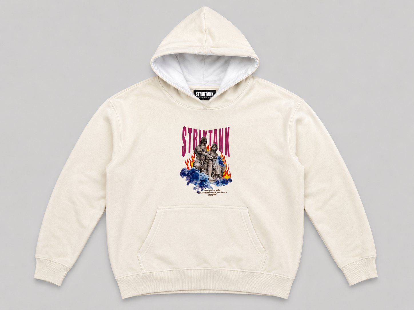 Hoodie STRIKTANK Eternal Cream