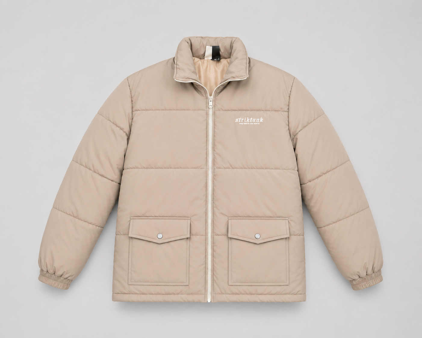 Puffer Jacket STRIKTANK Sand Beige