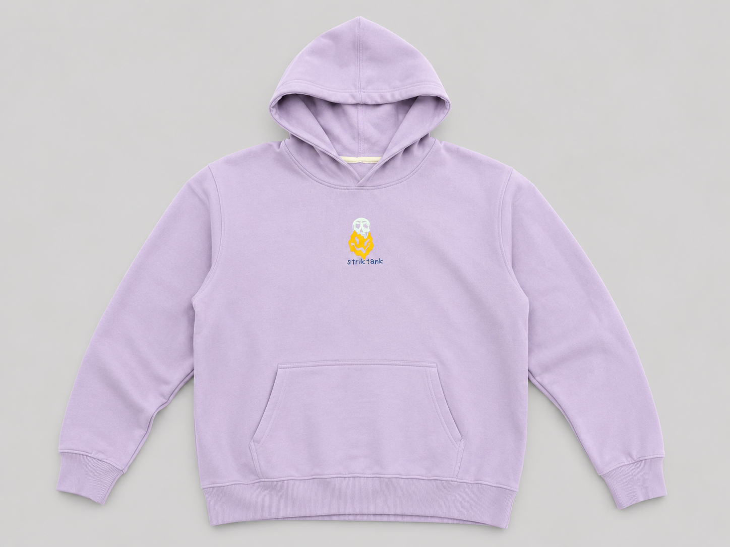 Hoodie STRIKTANK Skull Lavender