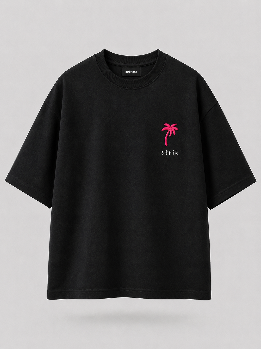 Polo Oversized STRIKTANK Black Palm