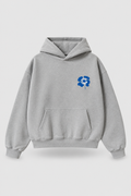 Hoodie Oversized STRIKTANK Grey Flower
