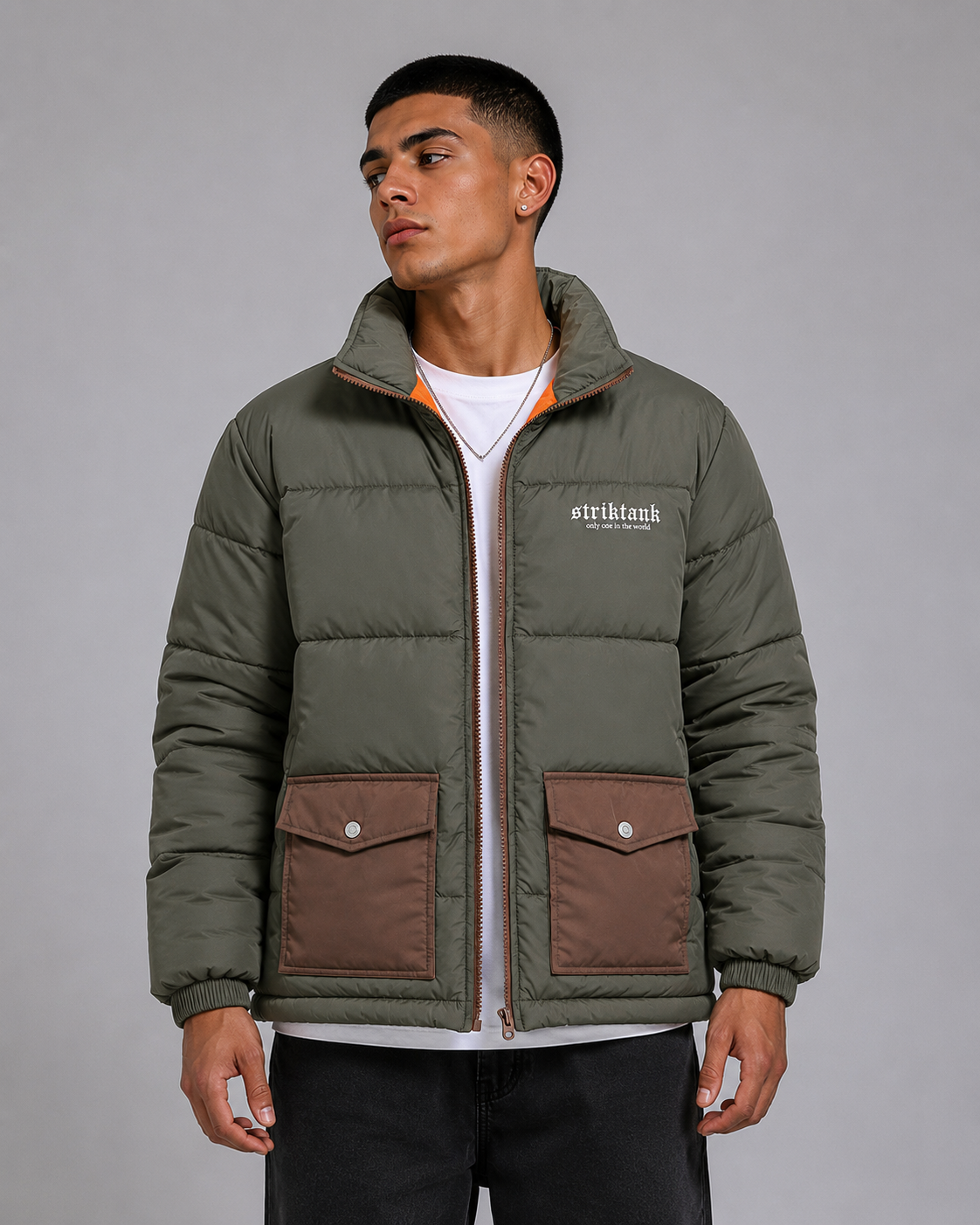 Puffer Jacket STRIKTANK Olive