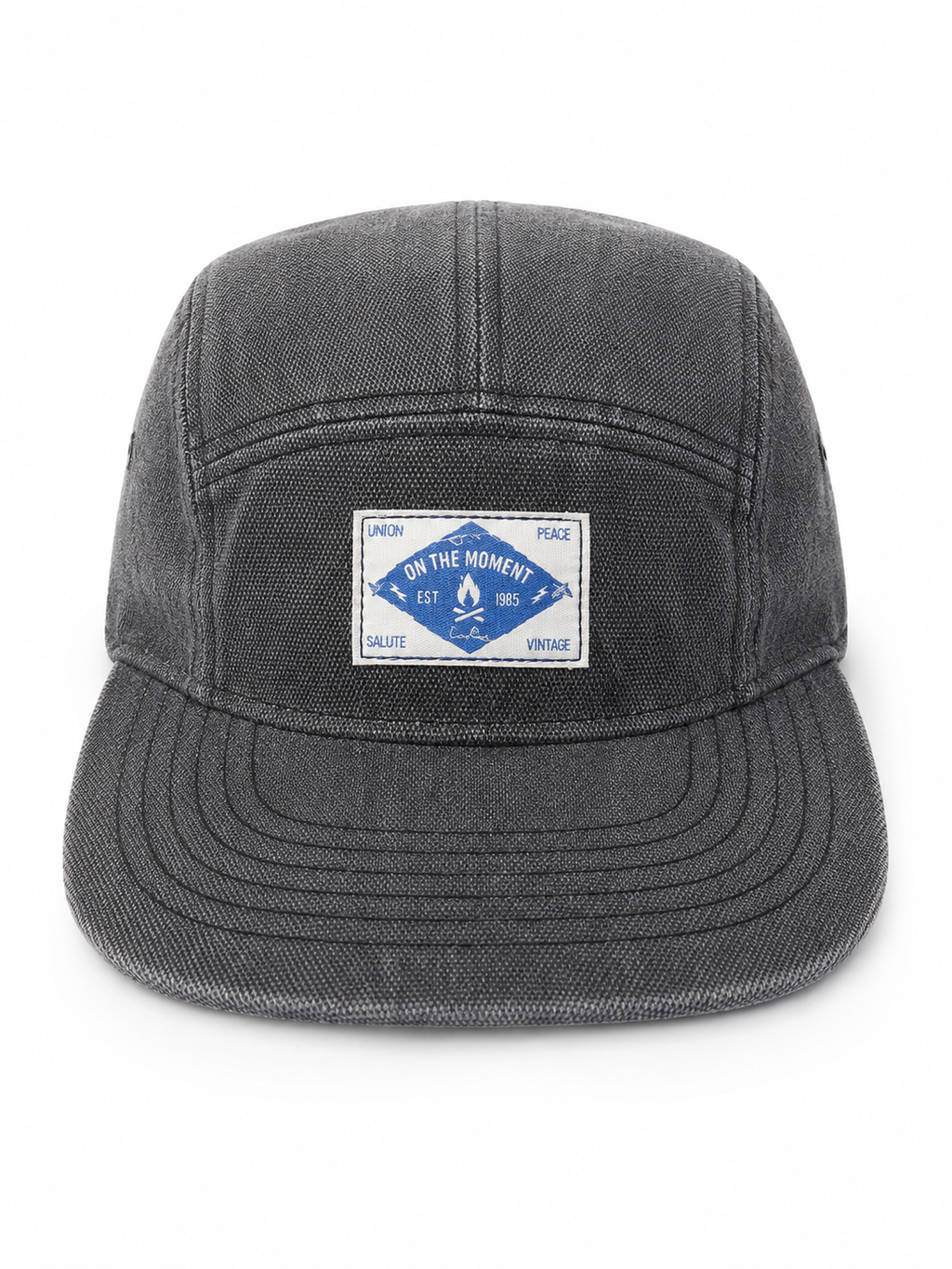 Gorra 5 Panel STRIKTANK Washed Black